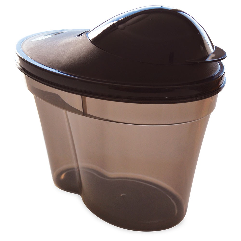 Porta Café e Açucar 1,5 L Marrom Cafe Loja Plasútil