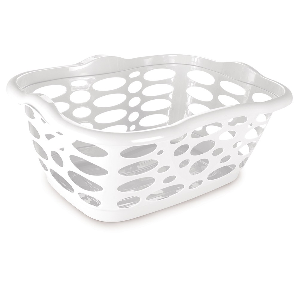 Cestão de Plástico 28 L para Lavanderia - Branco - Loja Plasútil