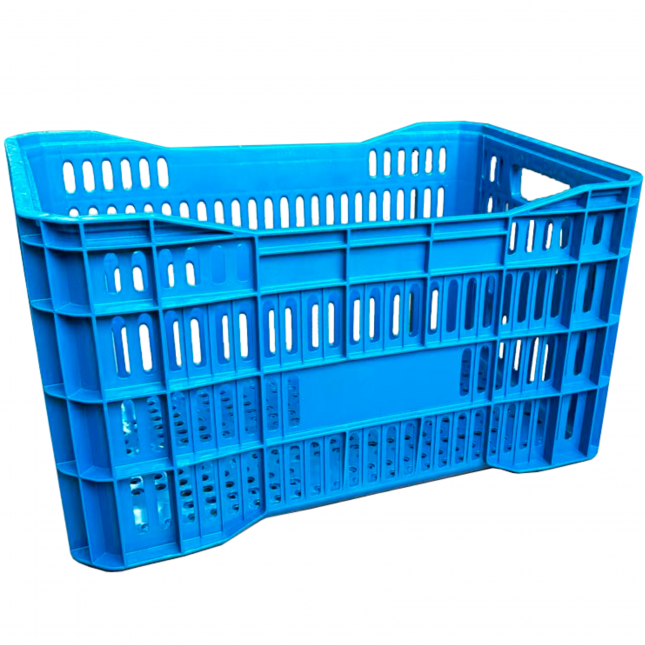 青トマト 12Kg Caixa Plástica Agrícola Vazada 48 Litros