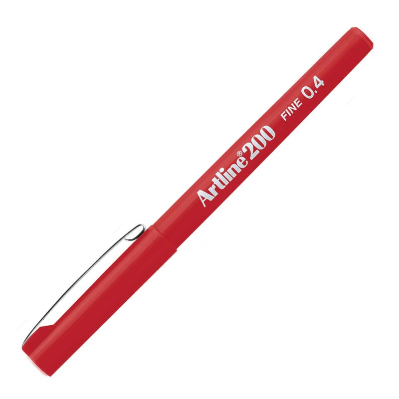 Caneta Hidrográfica 0.4mm EK-200 Artline Preta