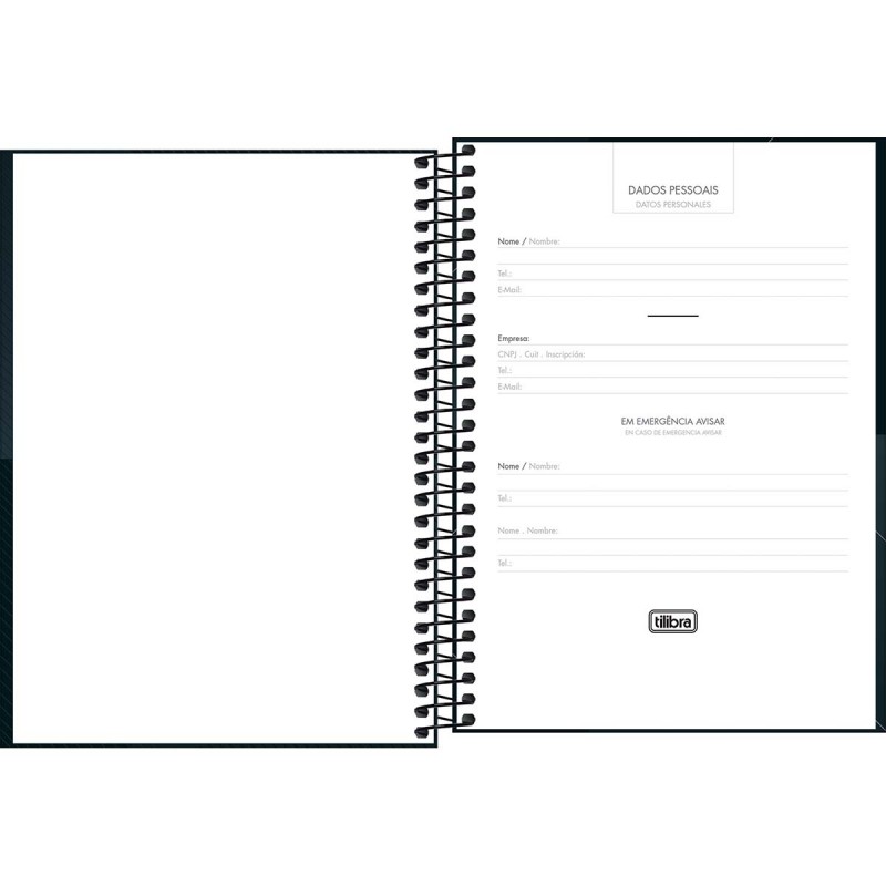 Agenda Executiva Espiral Diária 20 x 27,5 cm Spot Feminina 2027