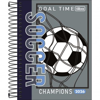 Agenda Espiral Diária 11,7 x 16,4 cm D+ Masculina 2026 - Sortido 1
