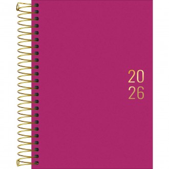 Agenda Executiva Espiral Diária 12,9 x 18,7 cm Napoli Feminina 2026 1