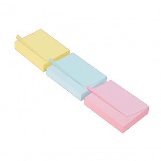 Bloco Adesivo Tili Notes 38x51mm 300 Folhas 3 Cores 1