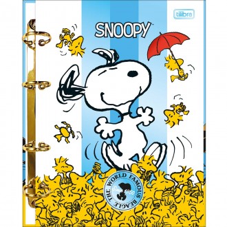 Caderno Argolado Cartonado Colegial Snoopy 80 Folhas 1