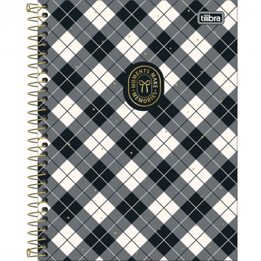 Imagem - Caderno Espiral Capa Dura Colegial 10 Matérias West Village 160 Folhas - Sortido