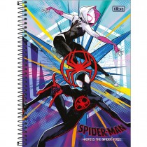 Imagem - Caderno Espiral Capa Dura Universitrio 1 Matria Spider Verse 80 Folhas - Sortido