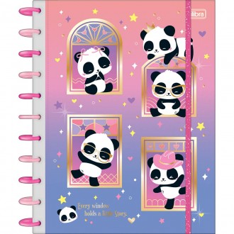 Caderno Tilidisco Capa Dura Universitário 10 Matérias Lovely Friend 160 Folhas 1