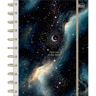 Caderno Tilidisco Capa Dura Universitário 10 Matérias Magic 160 Folhas 1