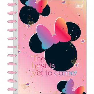 Caderno Tilidisco Capa Dura Universitário 10 Matérias Minnie 160 Folhas 1