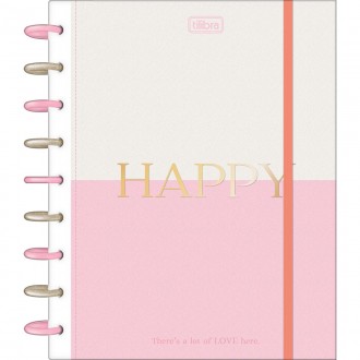 Caderno Tilidisco Colegial 10 Matérias Happy 160 Folhas 1