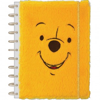 Caderno Tilidisco Universitário 10 Matérias Pooh Pelúcia 160 Folhas 1