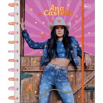 Caderno Tilidisco Universitário Connect 10 Matérias Ana Castela 160 Folhas 1