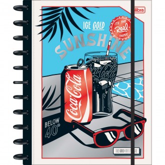 Caderno Tilidisco Universitário Connect 10 Matérias Coca-Cola 160 Folhas 1