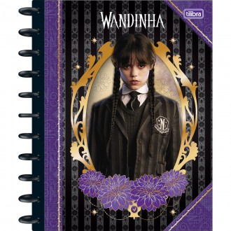 Caderno Universitário Tilidisco 10 Matérias Wandinha 160 Folhas 1