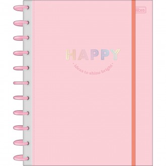 Caderno Universitário Tilidisco Connect 10 Matérias Happy 160 Folhas 1