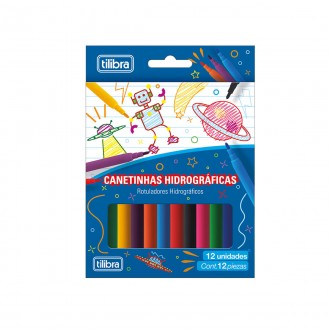 Canetinha Hidrográfica 12 Cores 1
