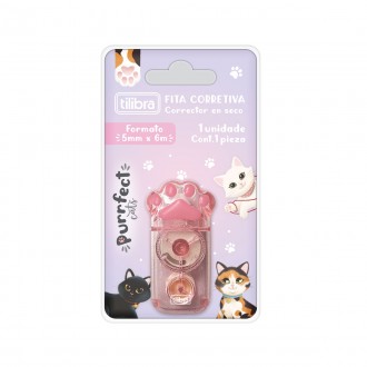Corretivo em Fita 5mm x 6m Purrfect Cats 1