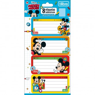 Etiqueta Escolar Adesiva Mickey 1