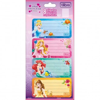 Etiqueta Escolar Adesiva Princesas 1