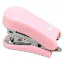 Grampeador 12 Folhas Mini com Extrator G101 Rosa Claro 1