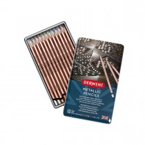 Imagem - Lpis de Cor Permanente Metallic 12 Cores Estojo Lata