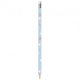 Imagem - Lápis Preto Redondo com Borracha N.2 Soho - Blister com 4 Unidades