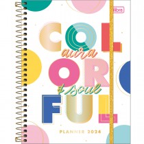 Imagem - Planner Espiral 17,7 x 24 cm Be Nice 90 G 2024 - Sortido