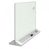 Imagem - Quadro Branco Magntico Vidro Divisria para Mesa 58x40cm
