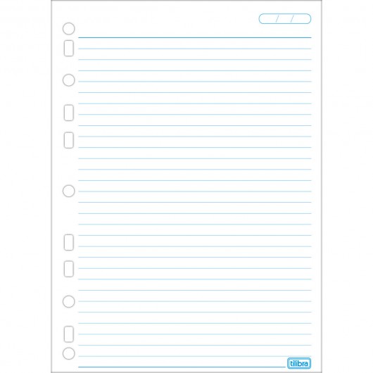 Imagem - Refil Tiliflex com Furação Universal para Caderno Argolado Universitário 96 Fol...