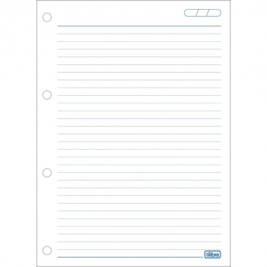 Imagem - Refil Tiliflex para Caderno Argolado Universitário 96 Folhas Soltas