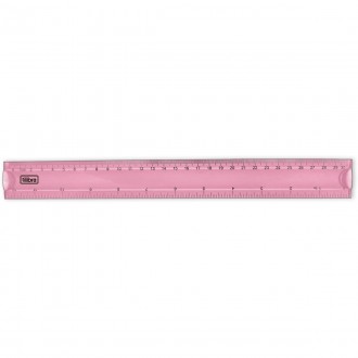 Régua Flexível 30cm Académie Rosa-Claro 1