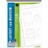 Caderno Colado Layout A3 Branco com Margem Acadmie 50 Folhas