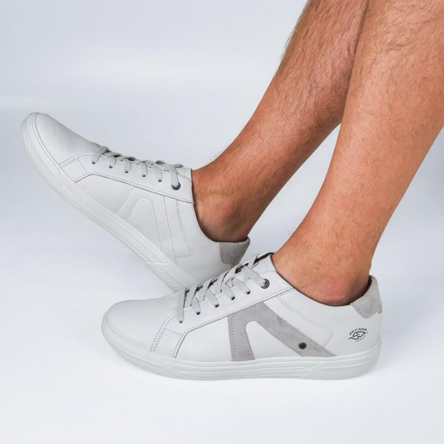 Sapatenis Pegada Tenis Branco Basico Masculino Tênis Branco