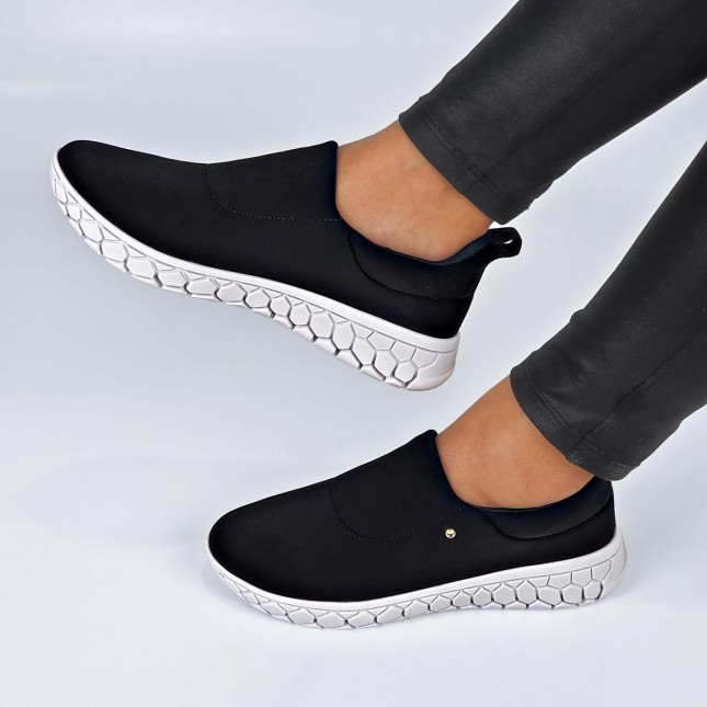 Tênis Usaflex Elastano Sem Cadarço AL3501 Margil Calçados