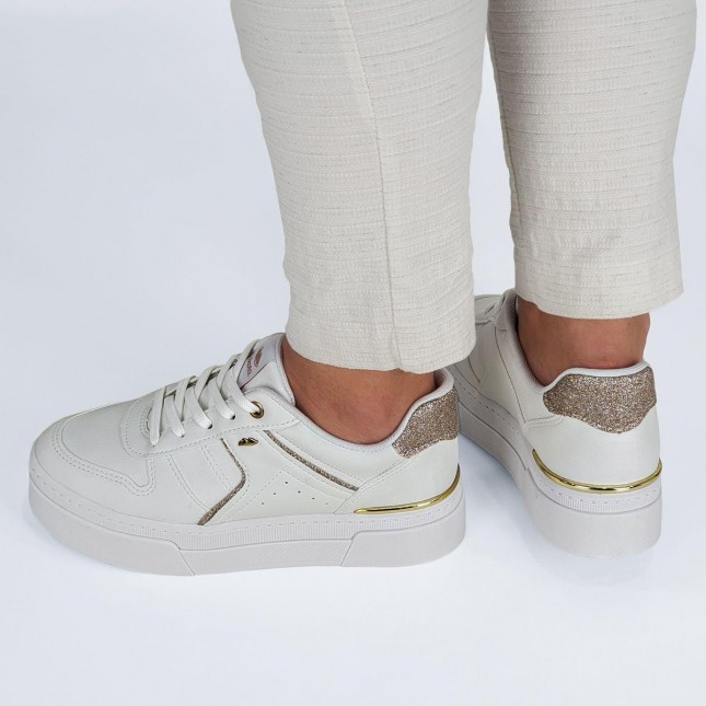 Tênis Dakota Feminino Solado Alto com Glitter Margil Calçados