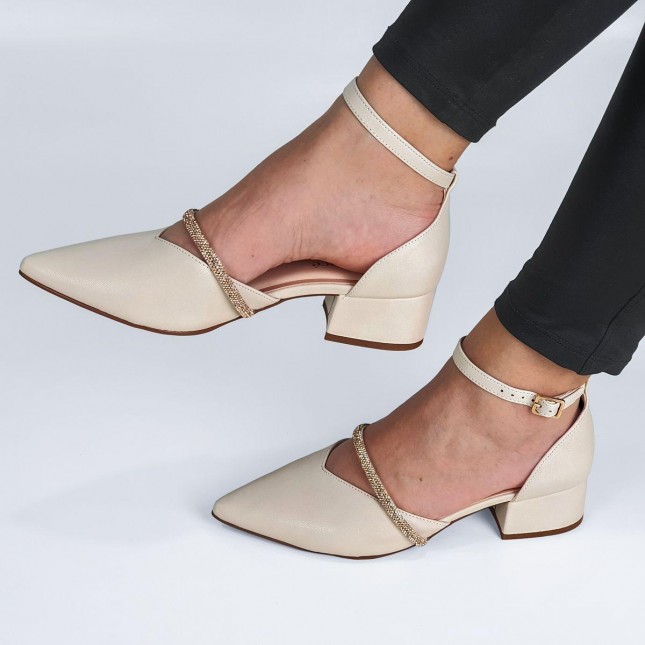 Sapatos Bebece Verao 2019 Bebecê Sapato Chanel Dourado CalÃ§ados