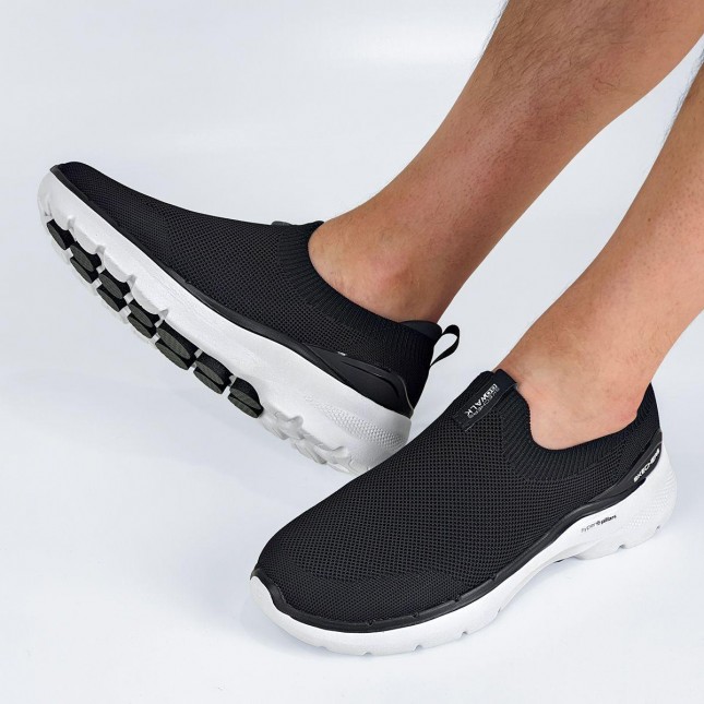 Tênis Skechers Masculino Sem Cadarço Go Walk Warnock Margil
