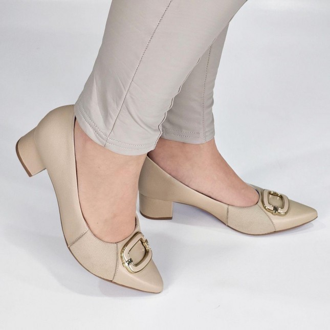 Sapato Usaflex Feminino Salto Baixo Joanetes MM0503 Margil