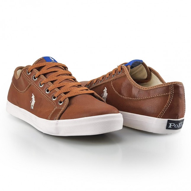 tenis polo caramelo