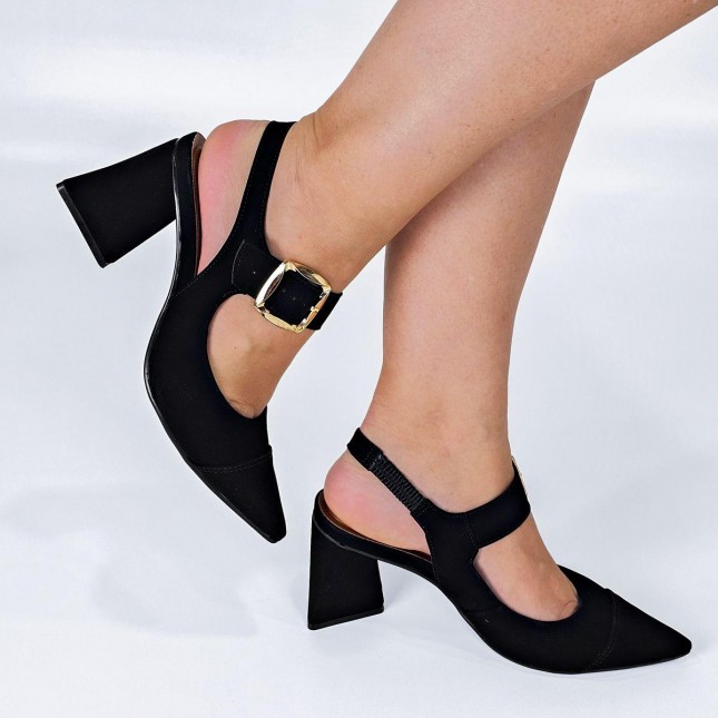 Sapato Bebecê Feminino Slingback Fivela T7024-310 Margil