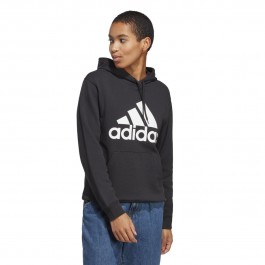 Imagem - Moletom Adidas Feminino Big Logo com Bolso e Capuz Preto