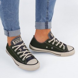 Imagem - Tnis Converse All Star Lona Verde Lngua Jeans CT23810002