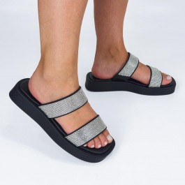 Tamanco Bebecê Feminino Plataforma com Brilho T2227-505 Margil - Main Image