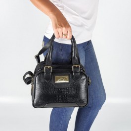 Bolsa Andrea Vinci de Couro com Alça Transversal de de Mão Margil