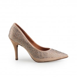 Sapato Vizzano Feminino Salto Fino com Strass 1184.1153