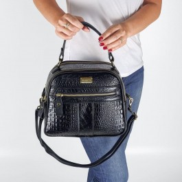 Imagem - Bolsa Ongaratto 817 Preto Croco