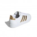 Tnis Adidas Feminino Grand Court 2.0 Branco / Dourado