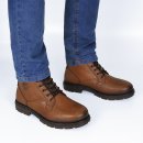 Bota Pegada Masculina de Couro Forrada de L 181692 Caf