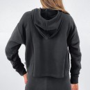 Moletom Puma Feminino ESS CROPPED LOGO HOODIE TR Preto